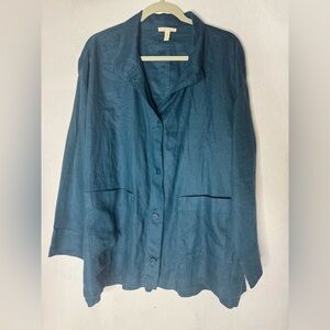 Eileen fisher oversized button down